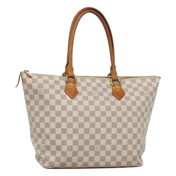 LOUIS VUITTON Damier Azur Saleya MM Tote Bag N51185 - Picture 1 of 16
